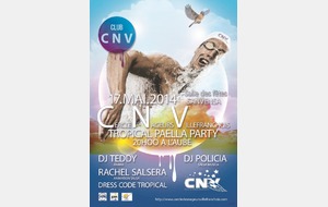 Soirée Tropicale du CNV : c'est ce samedi 17 mai !