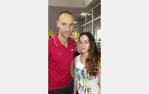 Championnats de France de Natation à  Montpellier avec Amélia Astoul 