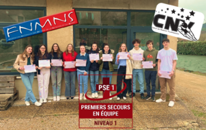 Remise de Diplôme PSE1