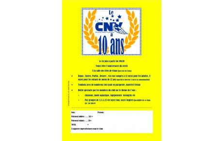 Les 10 ans du CNV