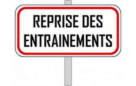 Reprise des entrainements
